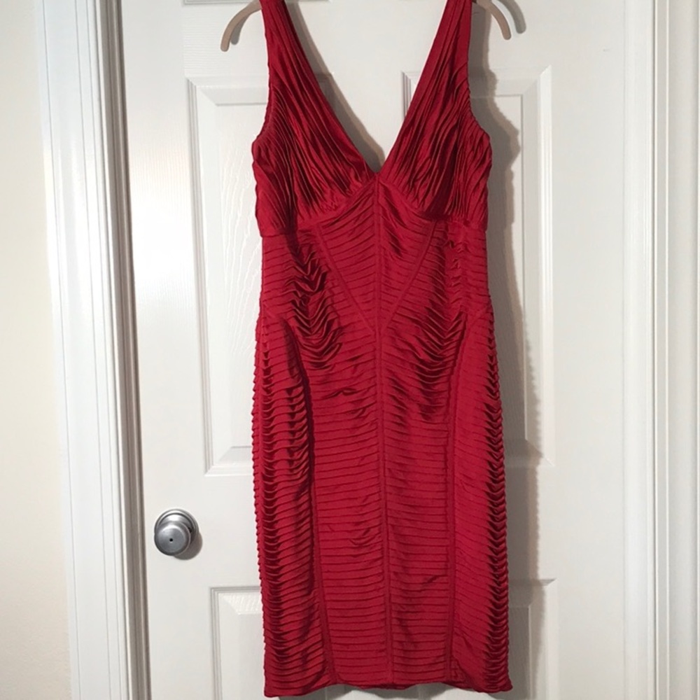 Stunning red Tadashi dress